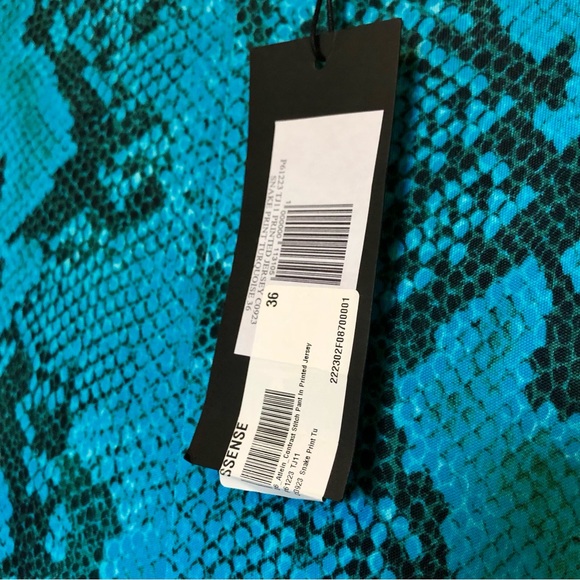 ATLEIN Designer Blue Snake Print Trousers from SSENSE - Size Small - Picture 6 of 7